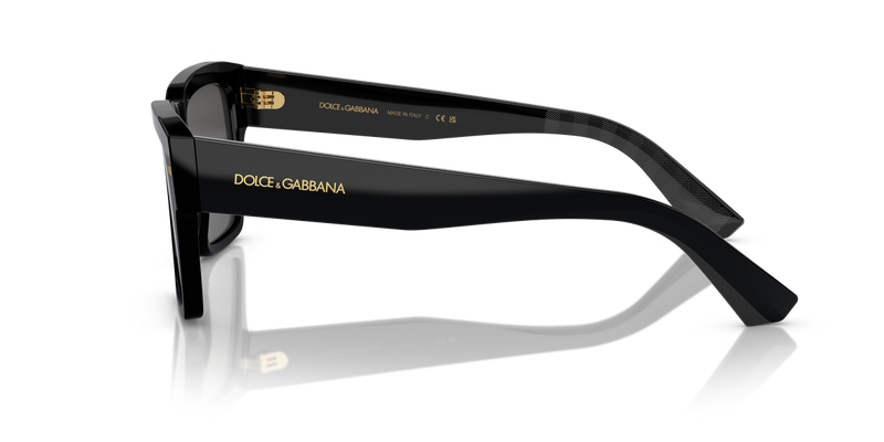 Dolce & Gabbana DG4431 in Black / Dark Grey (501/87) - Back View