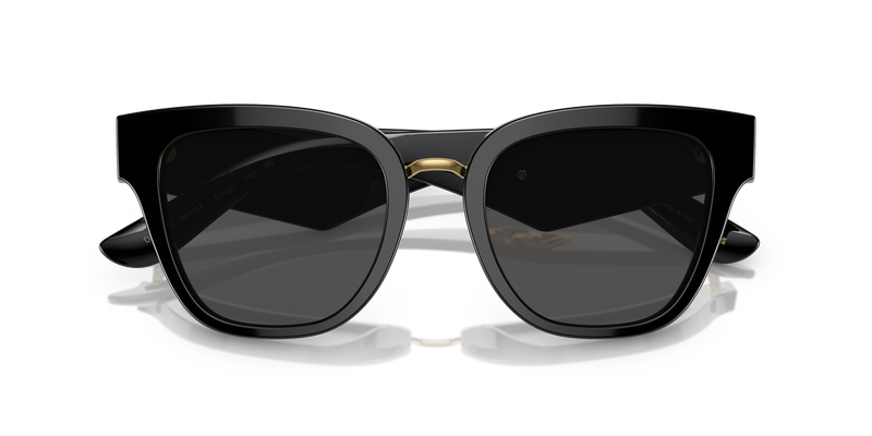 Dolce & Gabbana DG4437 in Black / Dark Grey (501/87) - Side View