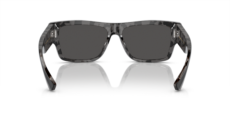 Dolce & Gabbana DG4451 in Black On Grey Havana / Dark Grey (340387) - Temple Detail