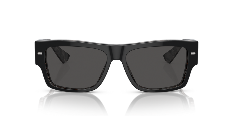 Dolce & Gabbana DG4451 in Black On Grey Havana / Dark Grey (340387) - Alternate View