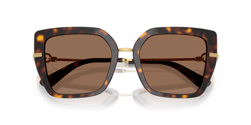 Dolce & Gabbana DG4474 in Havana / Dark Brown (502/73) - Side View