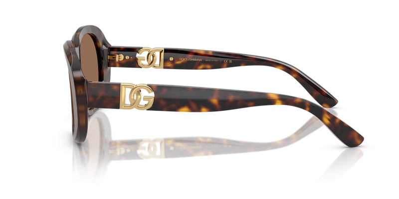 Dolce & Gabbana DG4476 in Havana / Dark Brown (502/73) - Alternate View