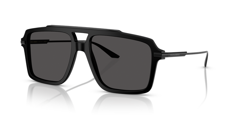 Dolce & Gabbana DG4477 in Matte Black / Dark Grey (252587) - Alternate View
