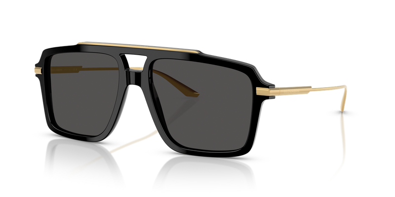 Dolce & Gabbana DG4477 in Black / Dark Grey (501/87) - Front View