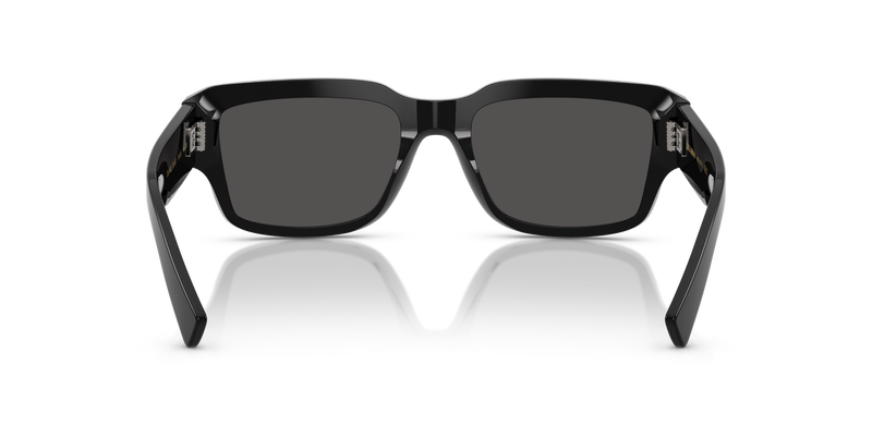 Dolce & Gabbana DG4483 in Black / Dark Grey (501/87) - Temple Detail