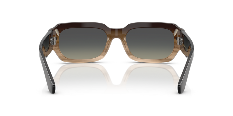 Dolce & Gabbana DG4485 in Gradient Striped Grey / Grey Gradient (348411) - Temple Detail