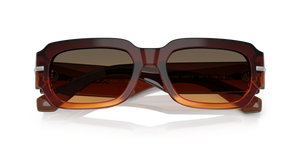 Gradient Striped Brown / Orange Gradient Light Green (348618)