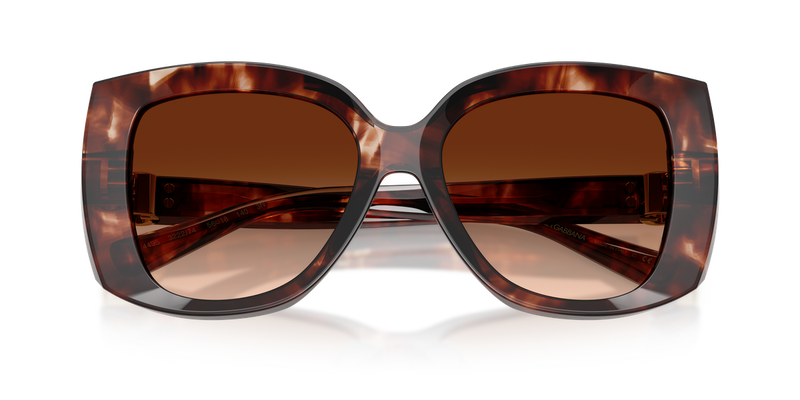 Dolce & Gabbana DG4495 in Dark Red Havana / Brown Gradient (322274) - Side View