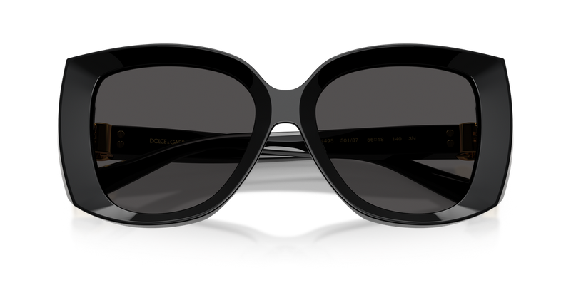 Dolce & Gabbana DG4495 in Black / Dark Grey (501/87) - Alternate View