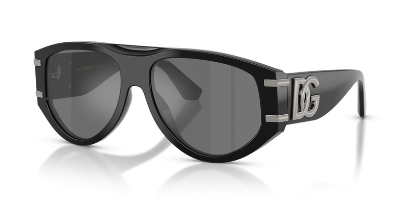 Dolce & Gabbana DG4499 in Black / Grey Mirror Black (501/6G) - Alternate View