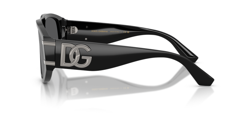 Dolce & Gabbana DG4499 in Black / Grey Mirror Black (501/6G) - Alternate View