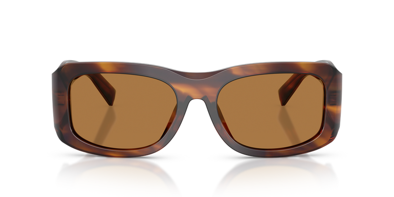 Dolce & Gabbana DG4503 in Striped Brown / Bronze (306373) - Alternate View