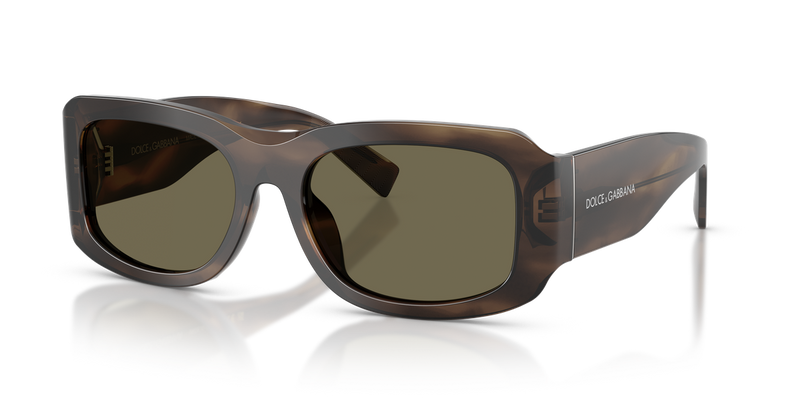 Dolce & Gabbana DG4503 in Striped Tobacco / Brown (3200/3) - Alternate View