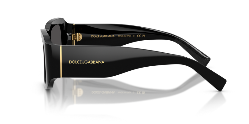 Dolce & Gabbana DG4503 in Black / Dark Grey (501/87) - Alternate View