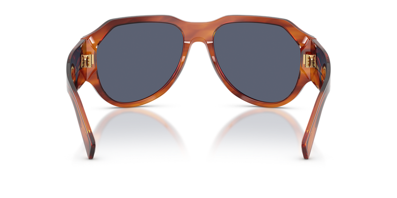 Dolce & Gabbana DG4504 in Striped Ginger / Dark Blue Polarized (32212V) - Alternate View