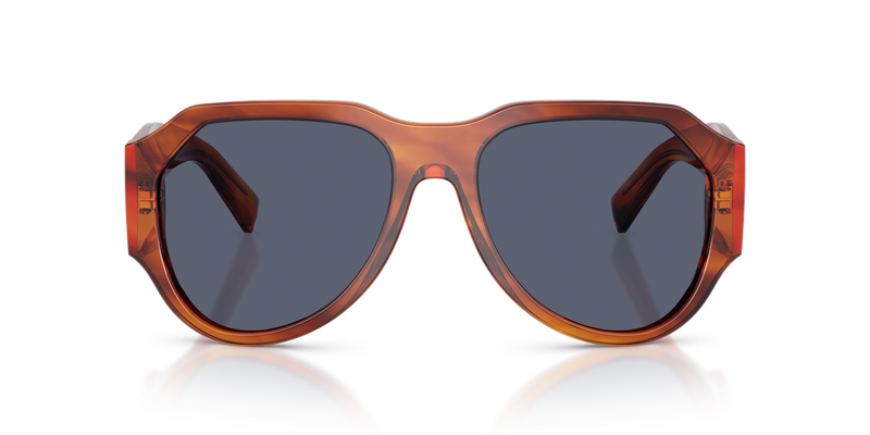 Dolce & Gabbana DG4504 in Striped Ginger / Dark Blue Polarized (32212V) - Alternate View