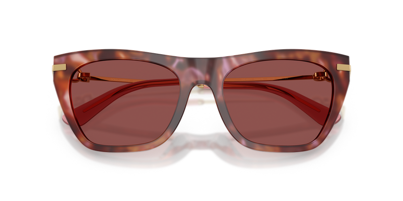 Dolce & Gabbana DG4511 in Havana Brown / Dark Violet (344475) - Side View