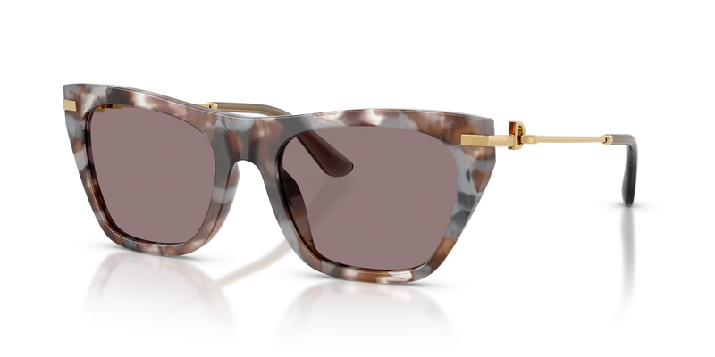 Dolce & Gabbana DG4511 in Havana Grey / Dark Purple (34457N) - Alternate View