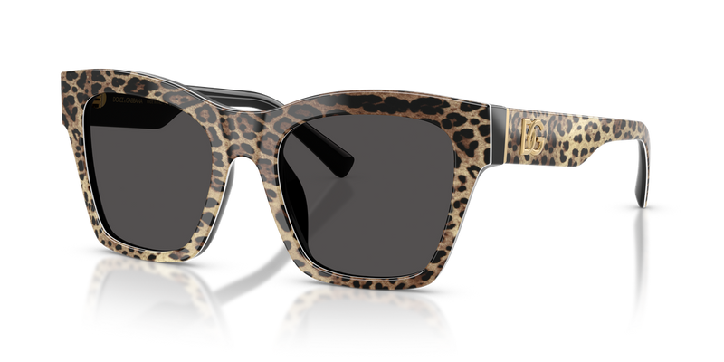 Dolce & Gabbana DG4512 in Leo Brown On Black - Alternate View