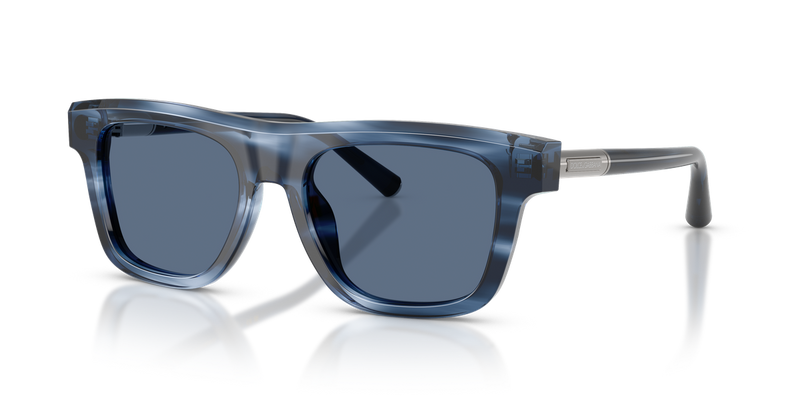 Dolce & Gabbana DG4521 in Striped Blue / Dark Blue (344880) - Alternate View