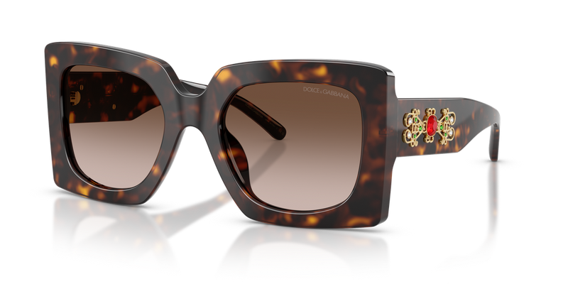 Dolce & Gabbana DG4525B in Havana / Gradient Brown (502/13) - Alternate View