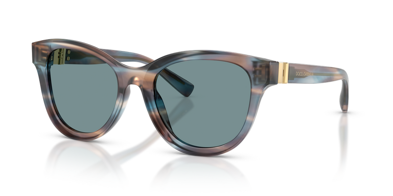 Dolce & Gabbana DG4533 in Striped Blue / Teal Blue (344880) - Alternate View