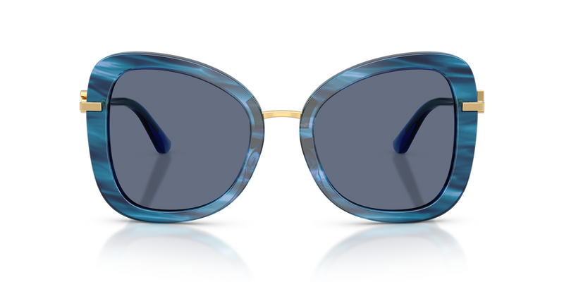Dolce & Gabbana DG4535 in Striped Blue / Blue (347272) - Alternate View