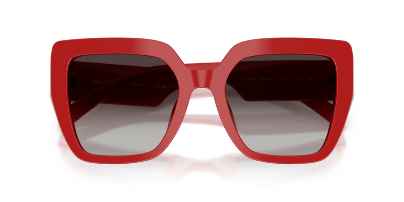 Dolce & Gabbana DG4538 in Full Red / Grey Gradient (30888G) - Side View