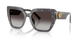 Print Black Lace / Grey Gradient (34718G)