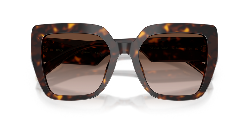 Dolce & Gabbana DG4538 in Havana / Gradient Brown (502/13) - Alternate View