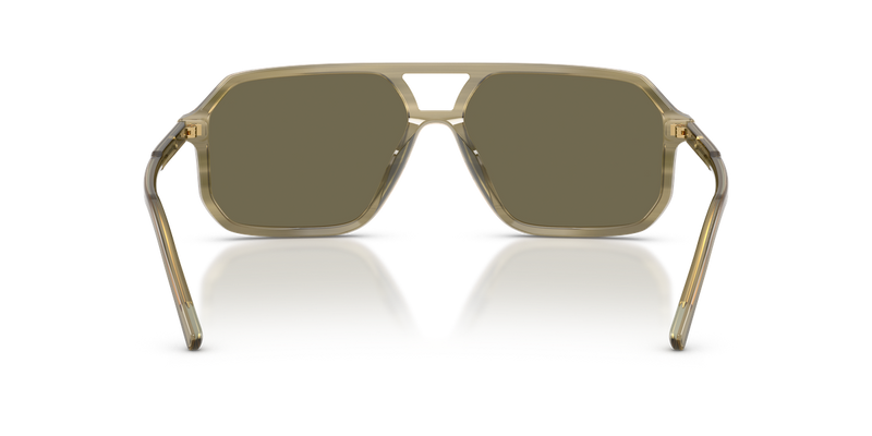 Dolce & Gabbana DG4541 in Green On Striped Green / Brown (3480/3) - Alternate View
