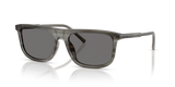Grey On Striped Grey / Dark Grey Polarized (347981)