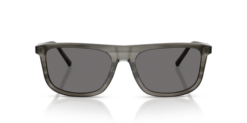 Dolce & Gabbana DG4542 in Grey On Striped Grey / Dark Grey Polarized (347981) - Alternate View