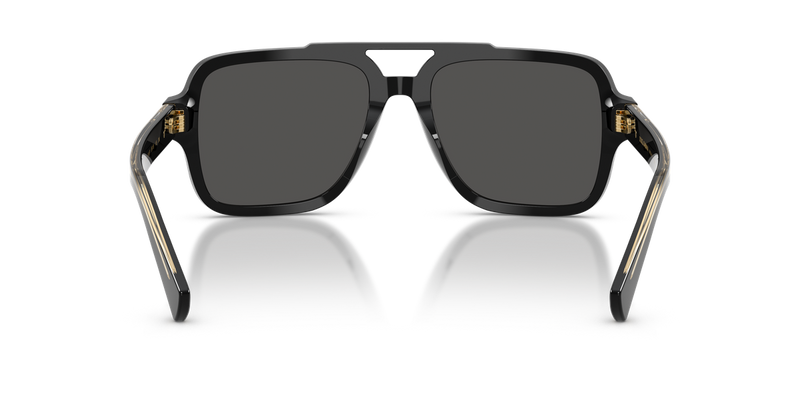 Dolce & Gabbana DG4544 in Black / Dark Grey (501/87) - Alternate View