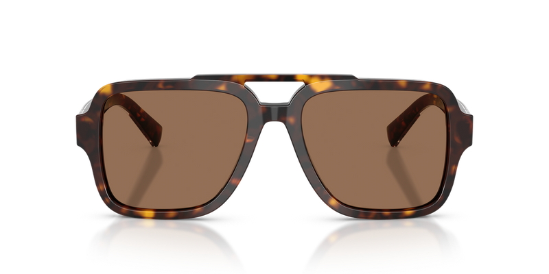 Dolce & Gabbana DG4544 in Havana / Dark Brown (502/73) - Alternate View