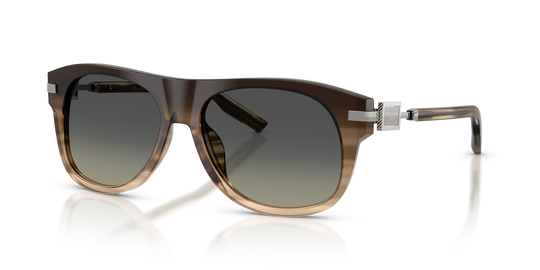 Dolce & Gabbana DG4546 - Gradient Striped Grey / Grey Gradient (348411)