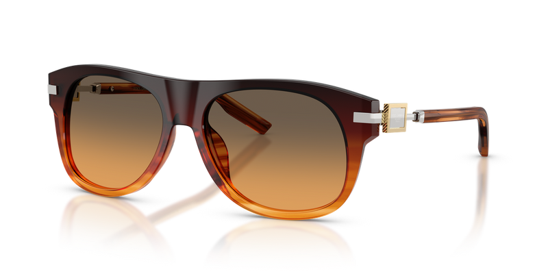 Dolce & Gabbana DG4546 in Gradient Brown / Orange Gradient Light Green (348618) - Alternate View