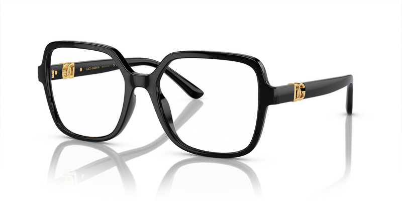 Dolce & Gabbana DG5105U in Black / Demo Lens (501) - Front View