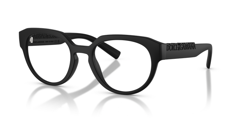 Dolce & Gabbana DG5113 in Matte Black / Demo Lens (2525) - Front View