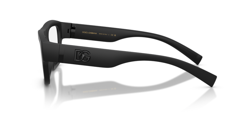 Dolce & Gabbana DG5114 in Matte Black / Demo Lens (2525) - Back View
