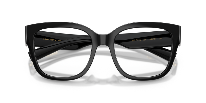Dolce & Gabbana DG5115 in Black / Demo Lens (501) - Alternate View