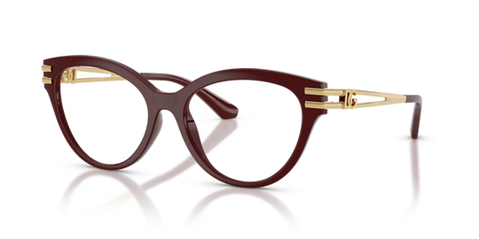 Dolce & Gabbana DG5116 - Bordeaux / Clear Blue Light Filter (3091)