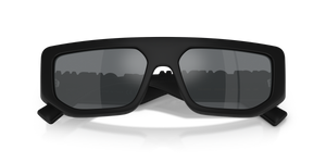 Matte Black / Light Grey Mirror Black (25256G)
