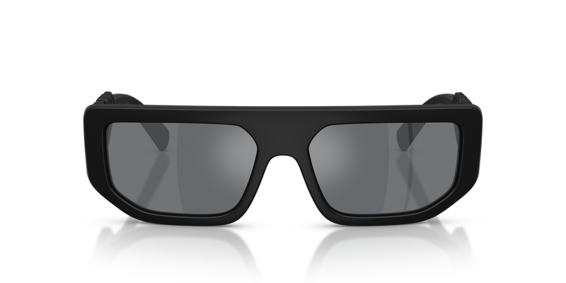 Dolce & Gabbana DG6203 in Matte Black / Light Grey Mirror Black (25256G) - Alternate View