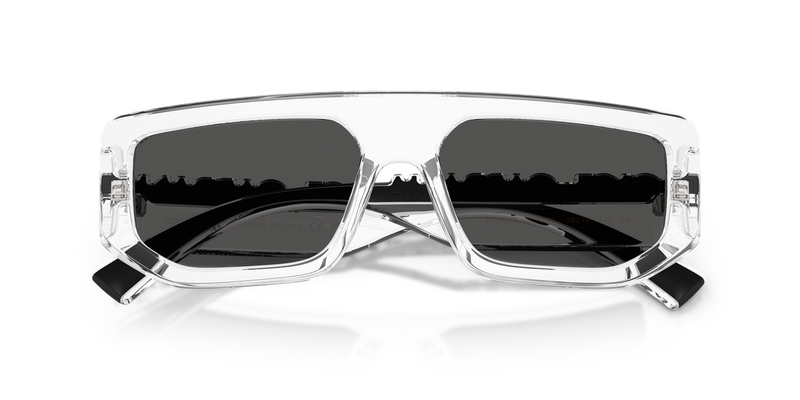 Dolce & Gabbana DG6203 in Crystal / Dark Grey (313387) - Alternate View
