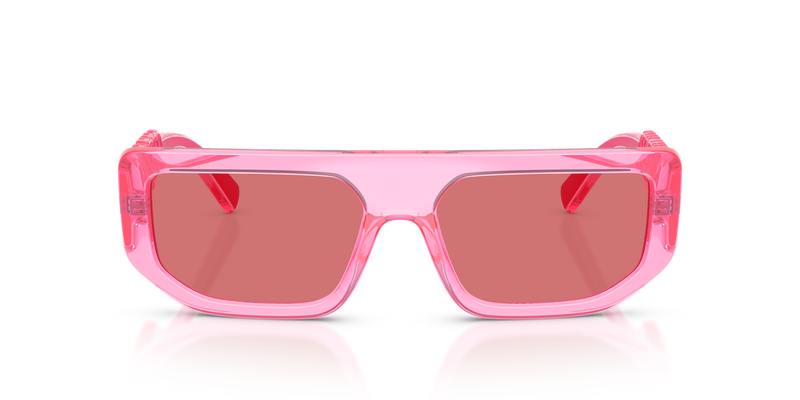 Dolce & Gabbana DG6203 in Transparent Pink / Red (314875) - Alternate View