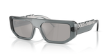 Transparent Dark Grey / Light Grey Mirror Silver (32556G)