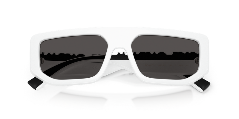 Dolce & Gabbana DG6203 in White / Dark Grey (331287) - Alternate View