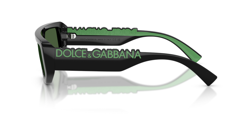 Dolce & Gabbana DG6203 in Black / Dark Green (501/71) - Alternate View