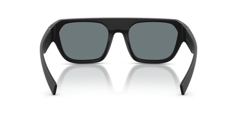 Dolce & Gabbana DG6206 in Matte Black / Grey Mirror Black (25256G) - Temple Detail